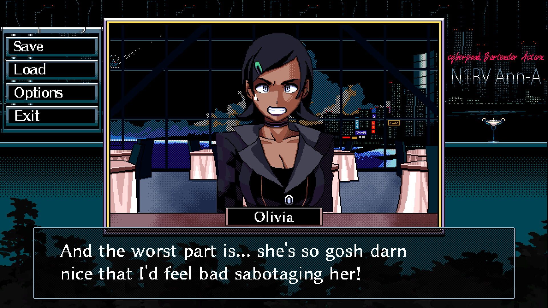 N1RV Ann-A: Cyberpunk Bartender Action screenshot 1