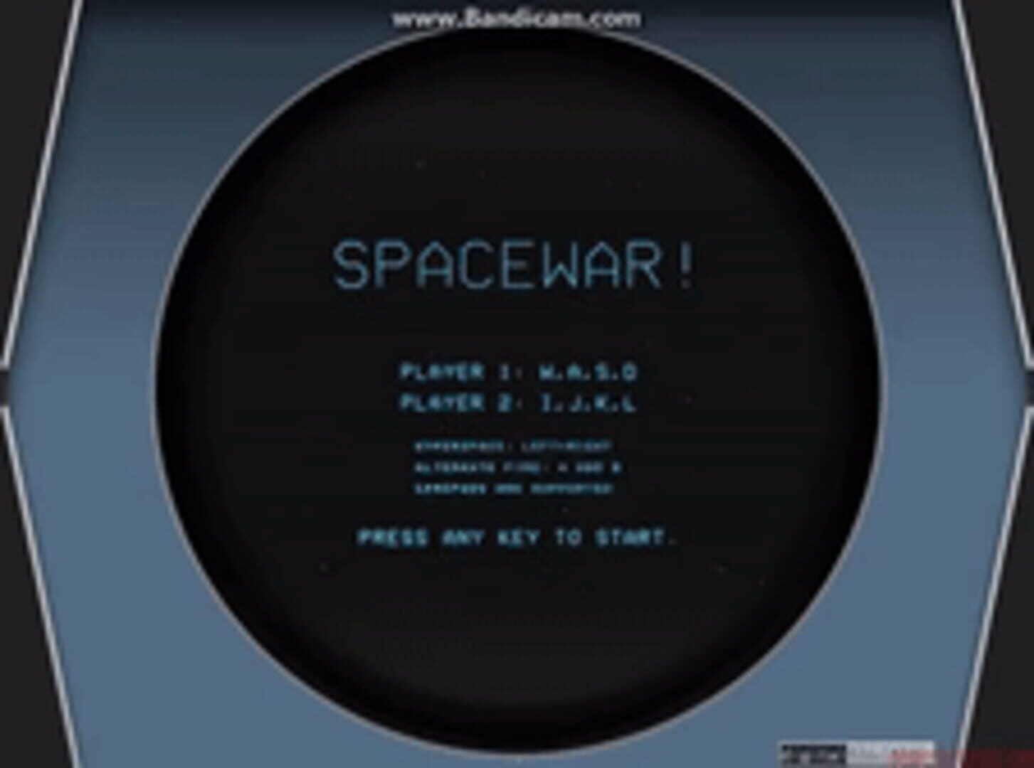 Spacewar! screenshot 1