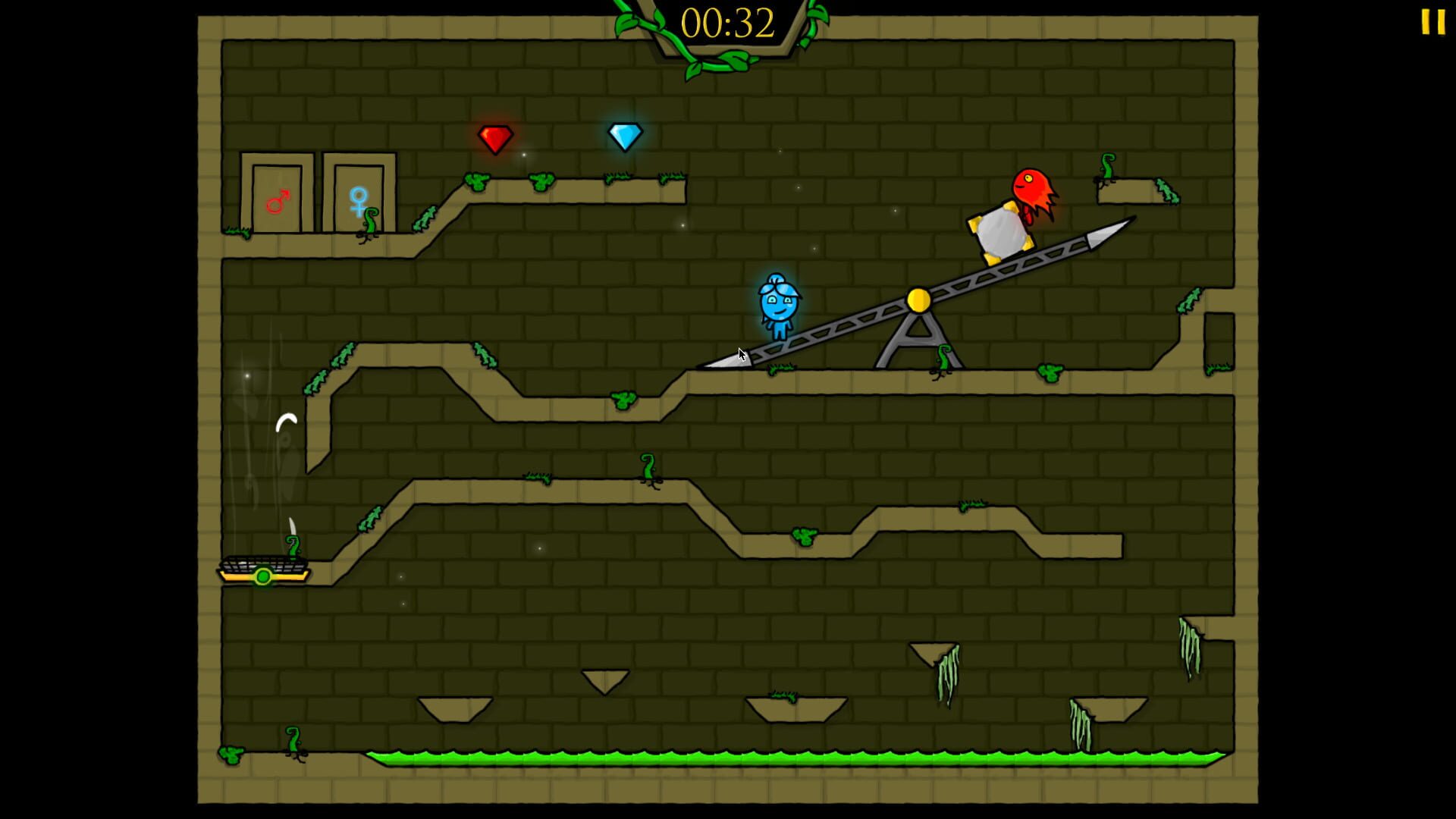 Fireboy and Watergirl in the Forest Temple screenshot 6