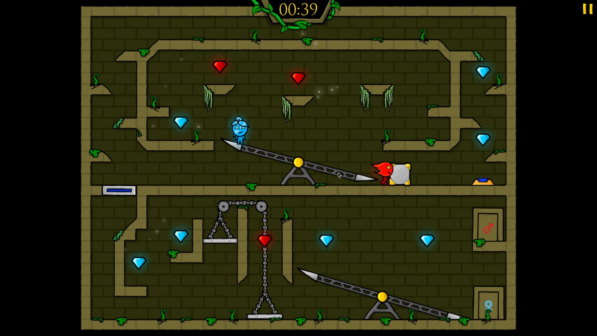 Fireboy and Watergirl in the Forest Temple screenshot 4