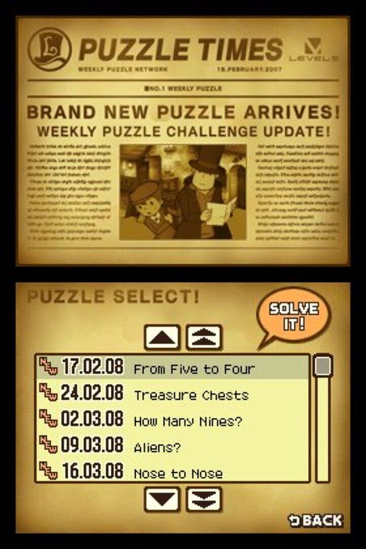 Professor Layton and the Curious Village screenshot 12