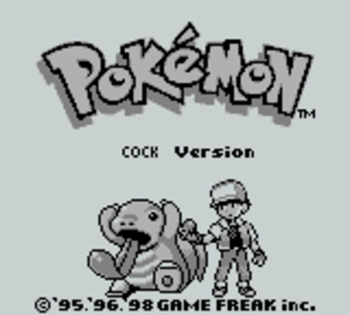 Pokémon Cock Version screenshot 1