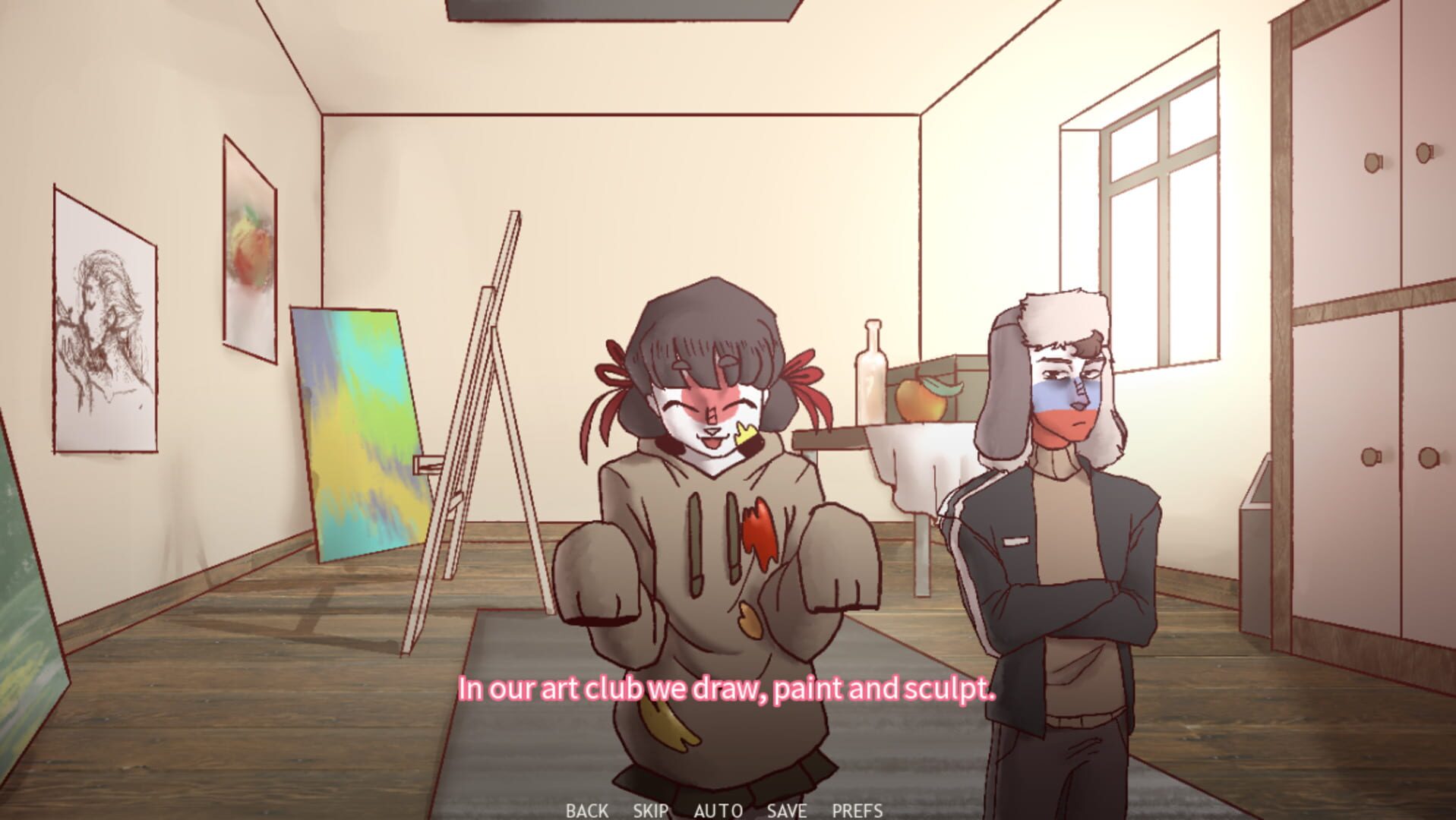 Countryhumans: Dating Sim screenshot 1