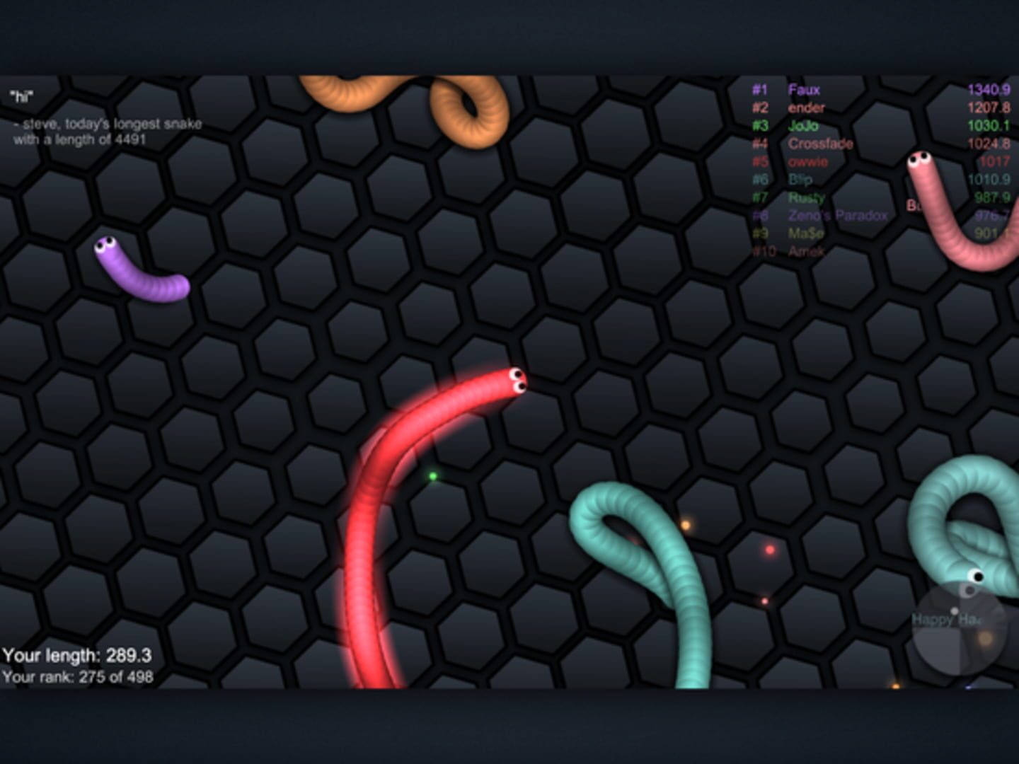 Slither.io screenshot 2
