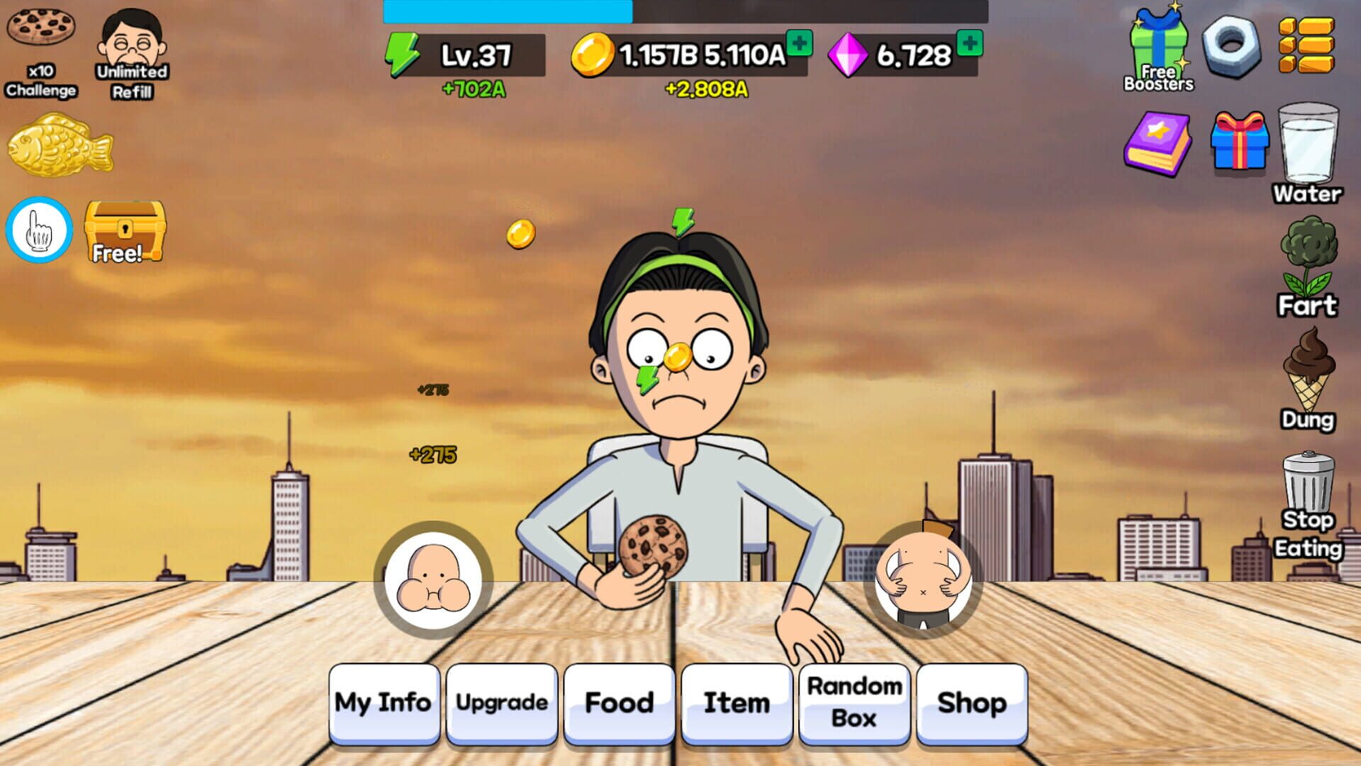 Food Fighter Clicker Games screenshot 2