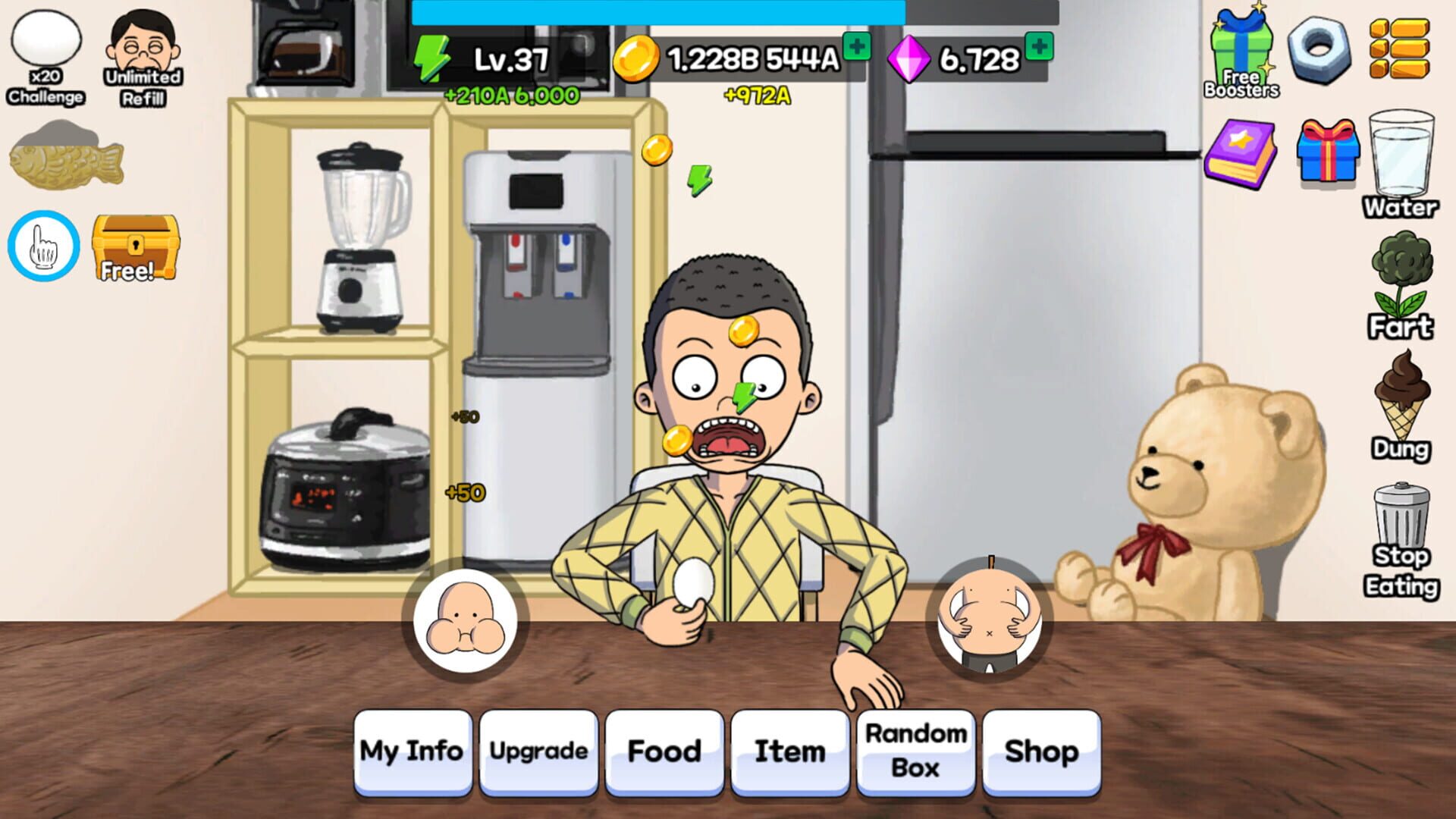 Food Fighter Clicker Games screenshot 4