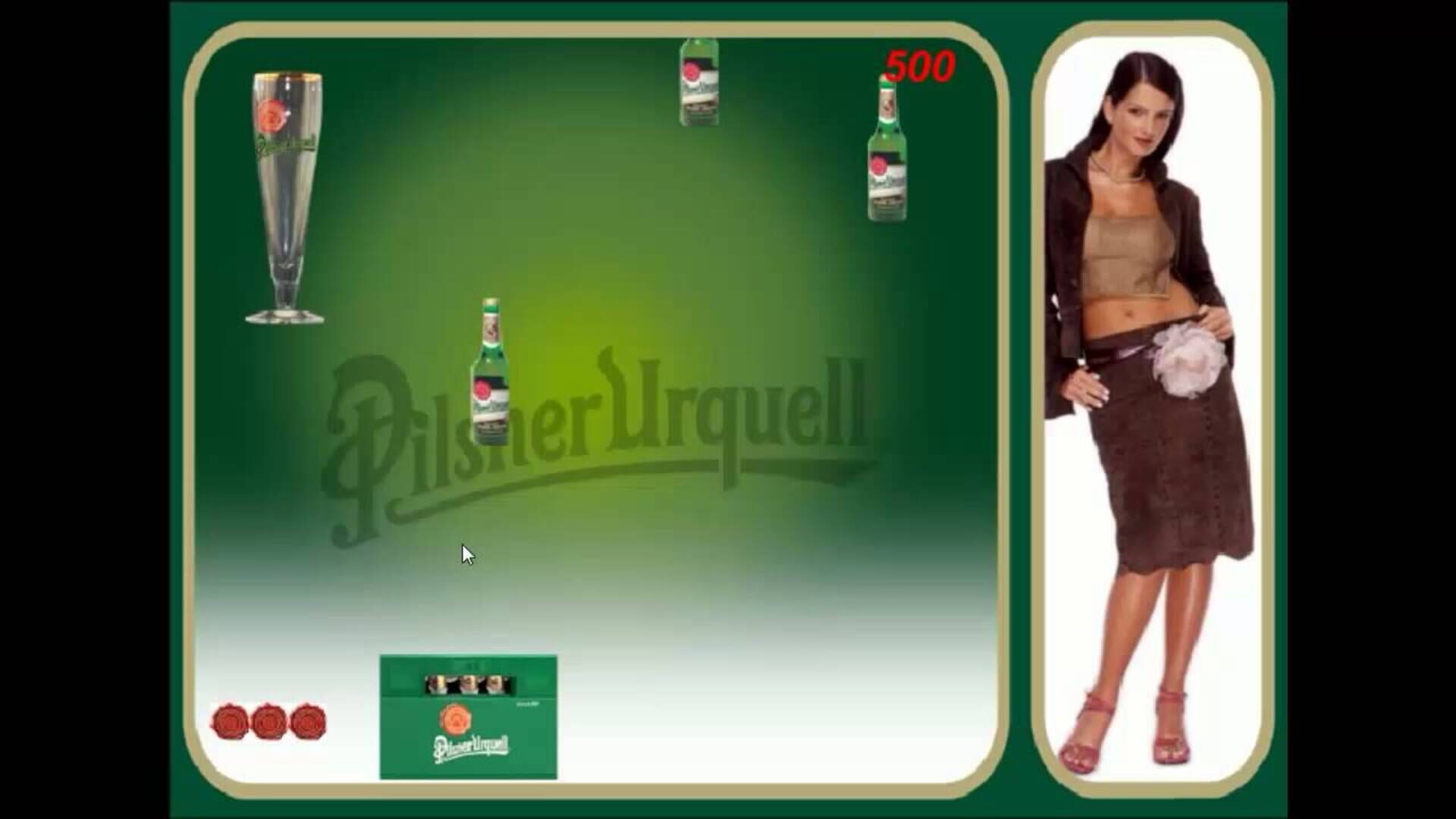 Pilsner Urquell: Undress Me!!! screenshot 1