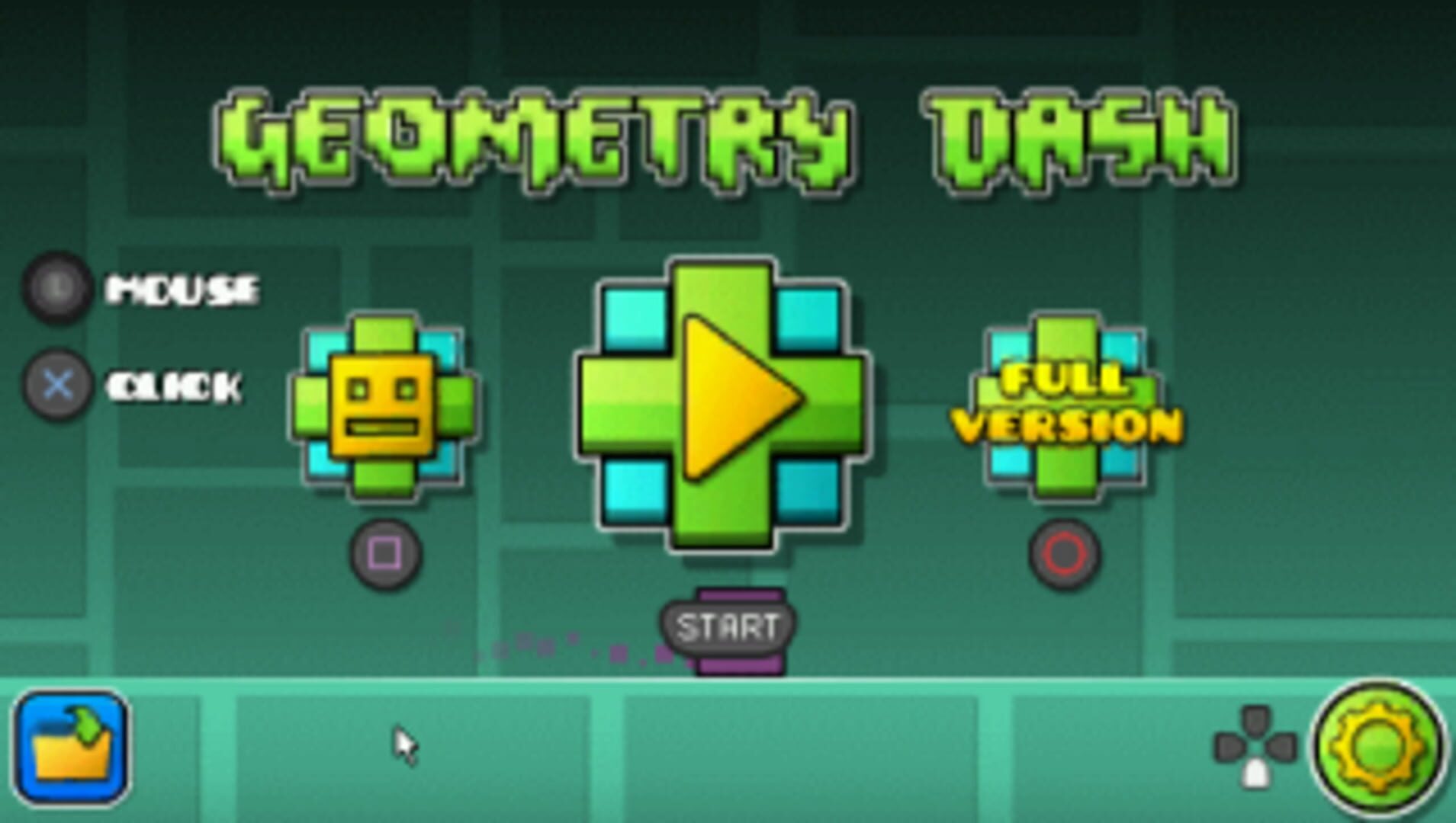 Geometry Dash PSP screenshot 1