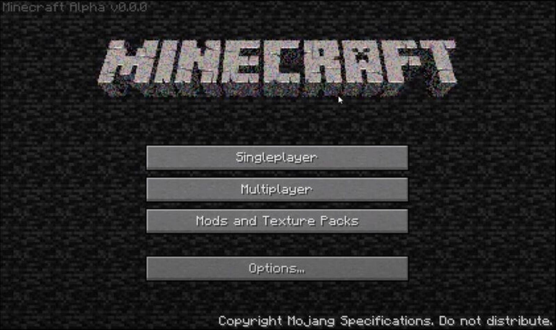 Minecraft Alpha 0.0.0 screenshot 7