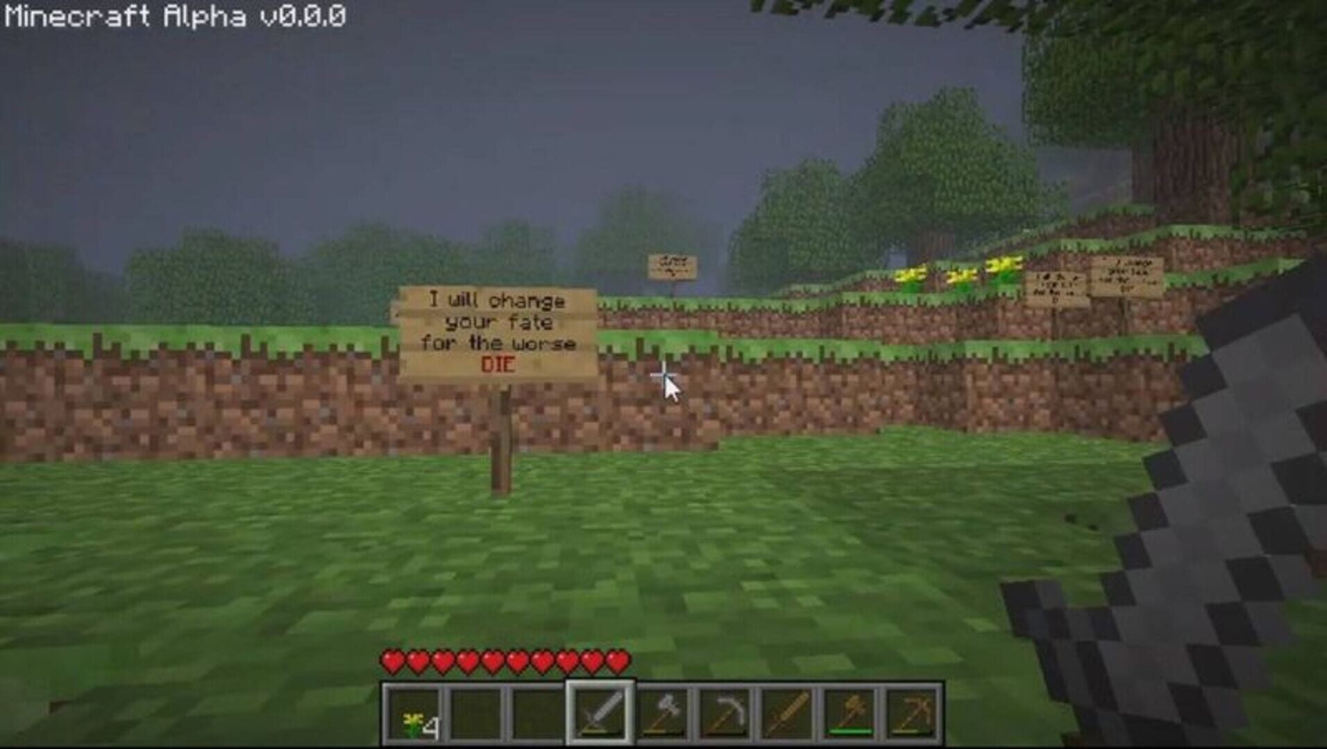 Minecraft Alpha 0.0.0 screenshot 1