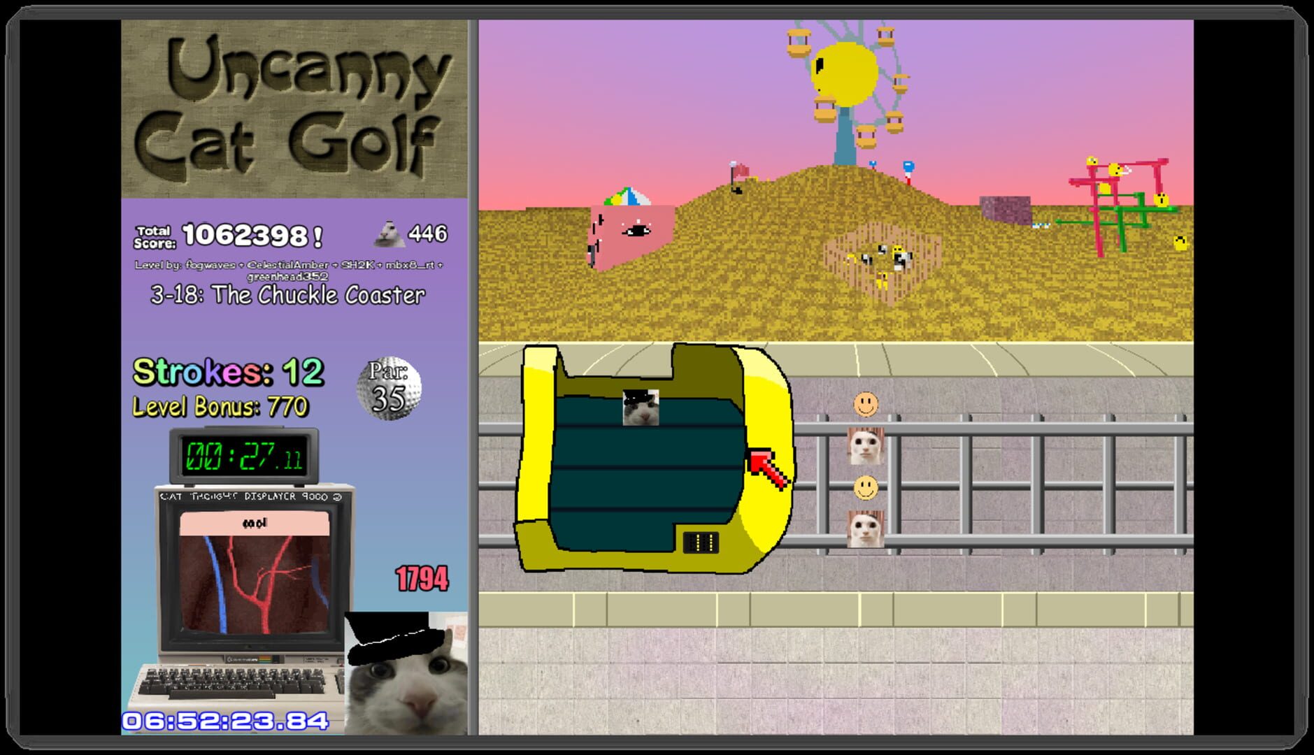Uncanny Cat Golf screenshot 9