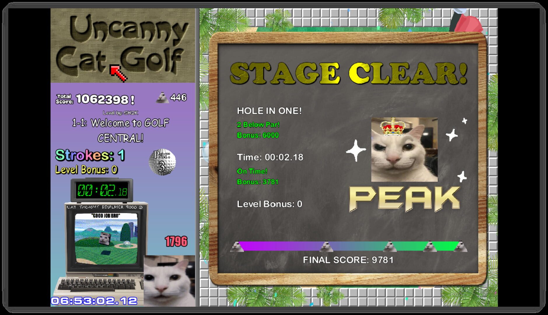 Uncanny Cat Golf screenshot 5