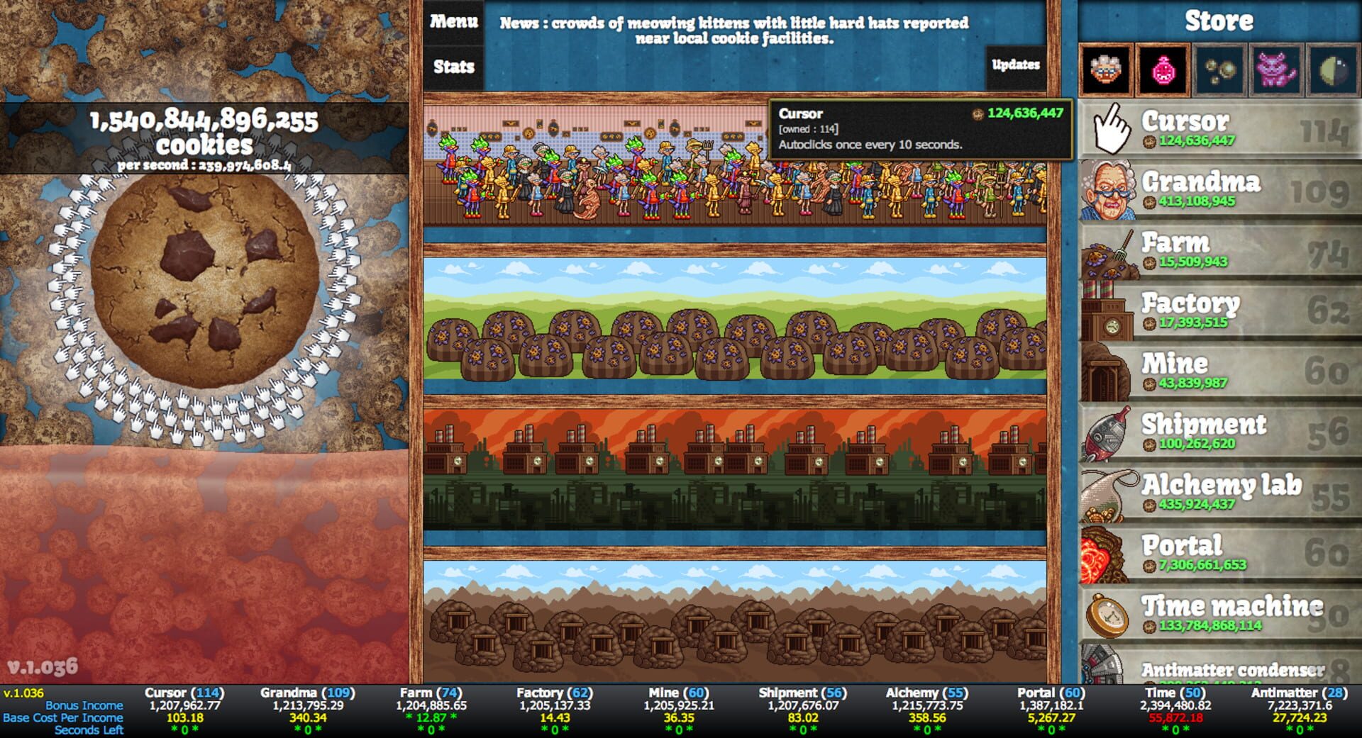Cookie Clicker screenshot 1