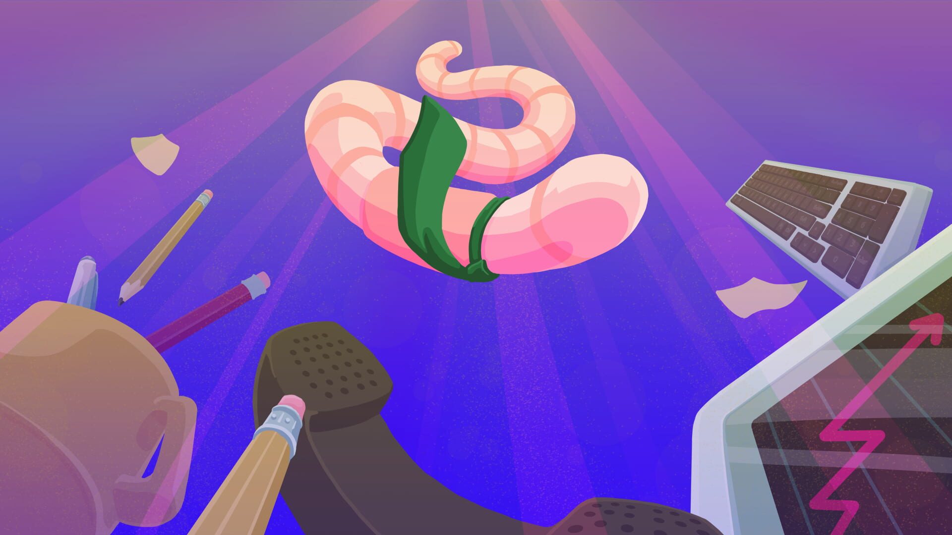 Worming from Home artwork 11