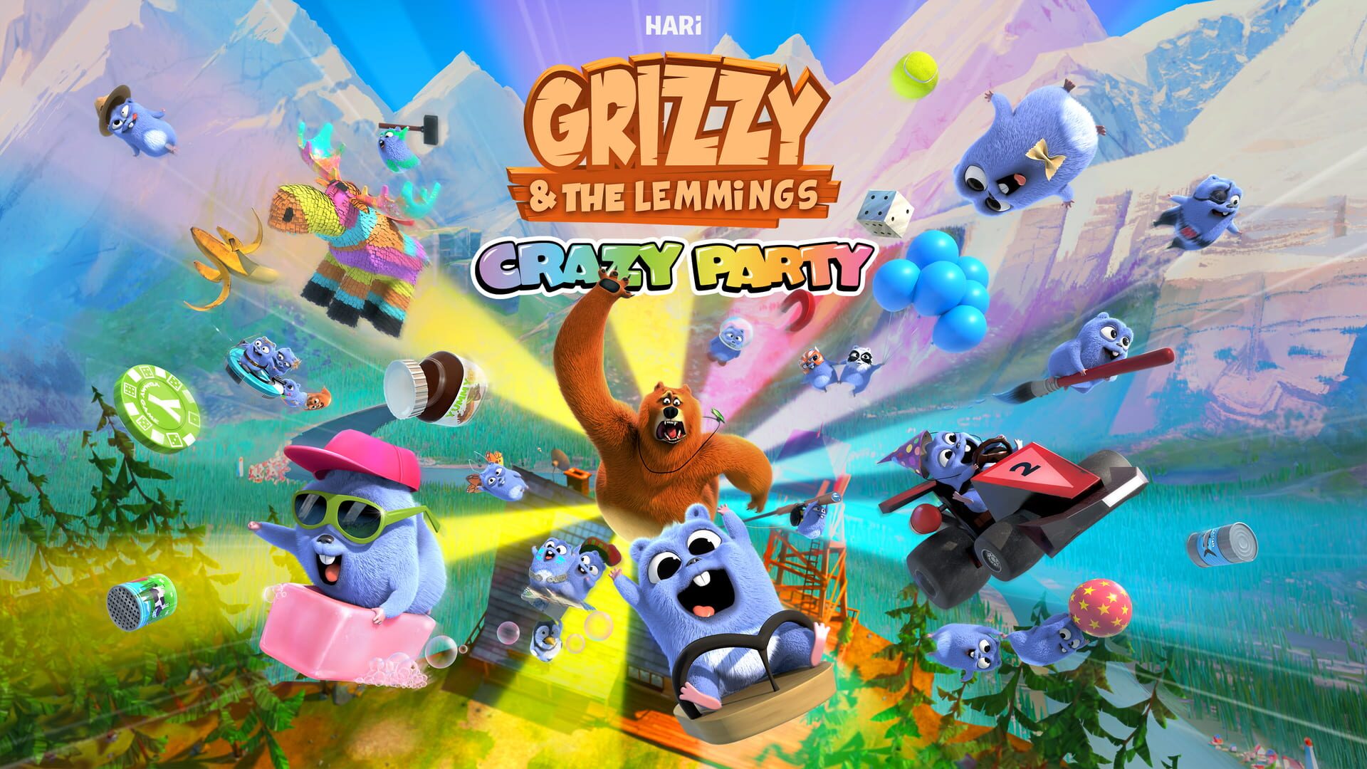 Grizzy & the Lemmings: Crazy Party artwork 8