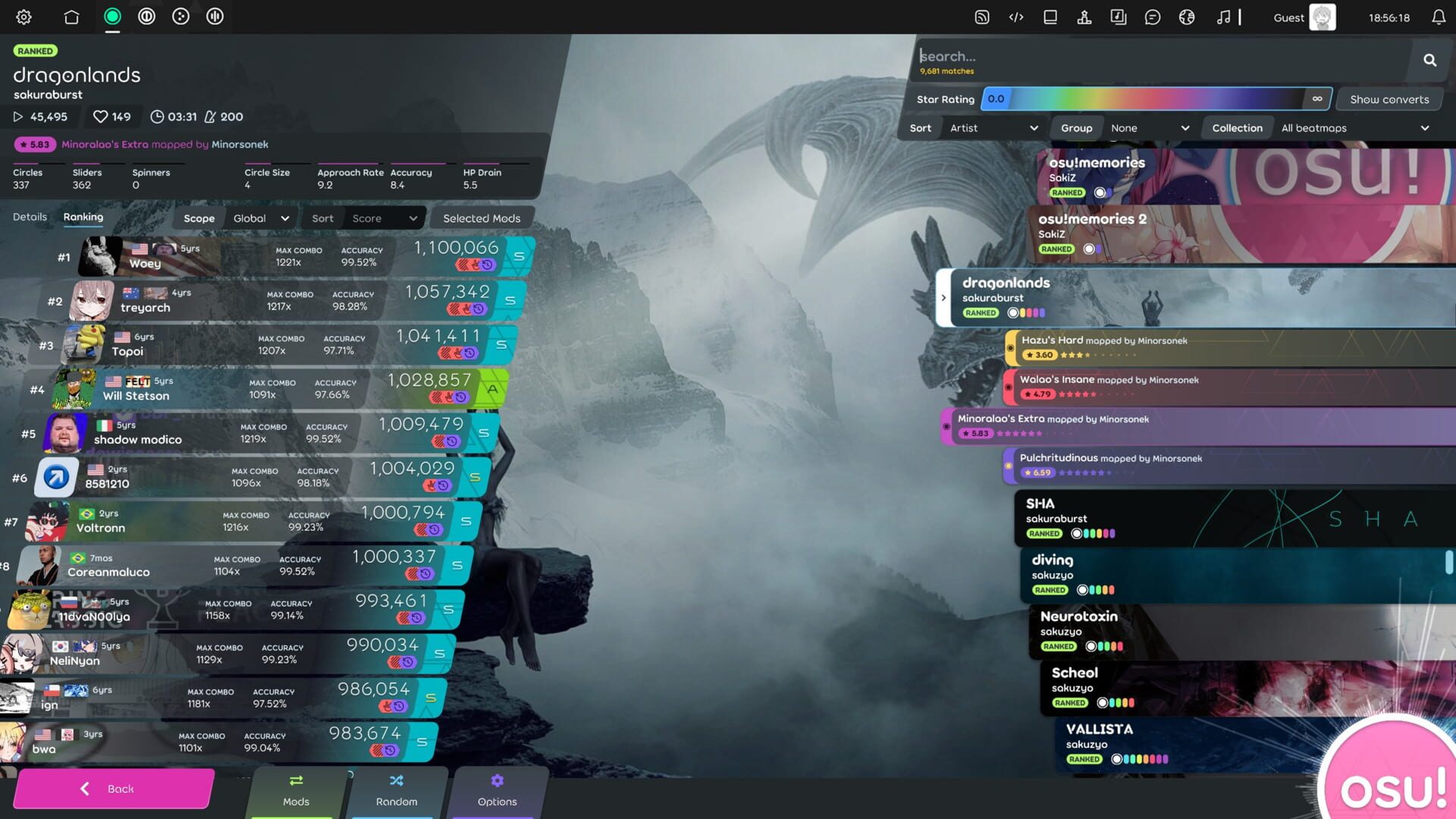 Osu!Lazer screenshot 3