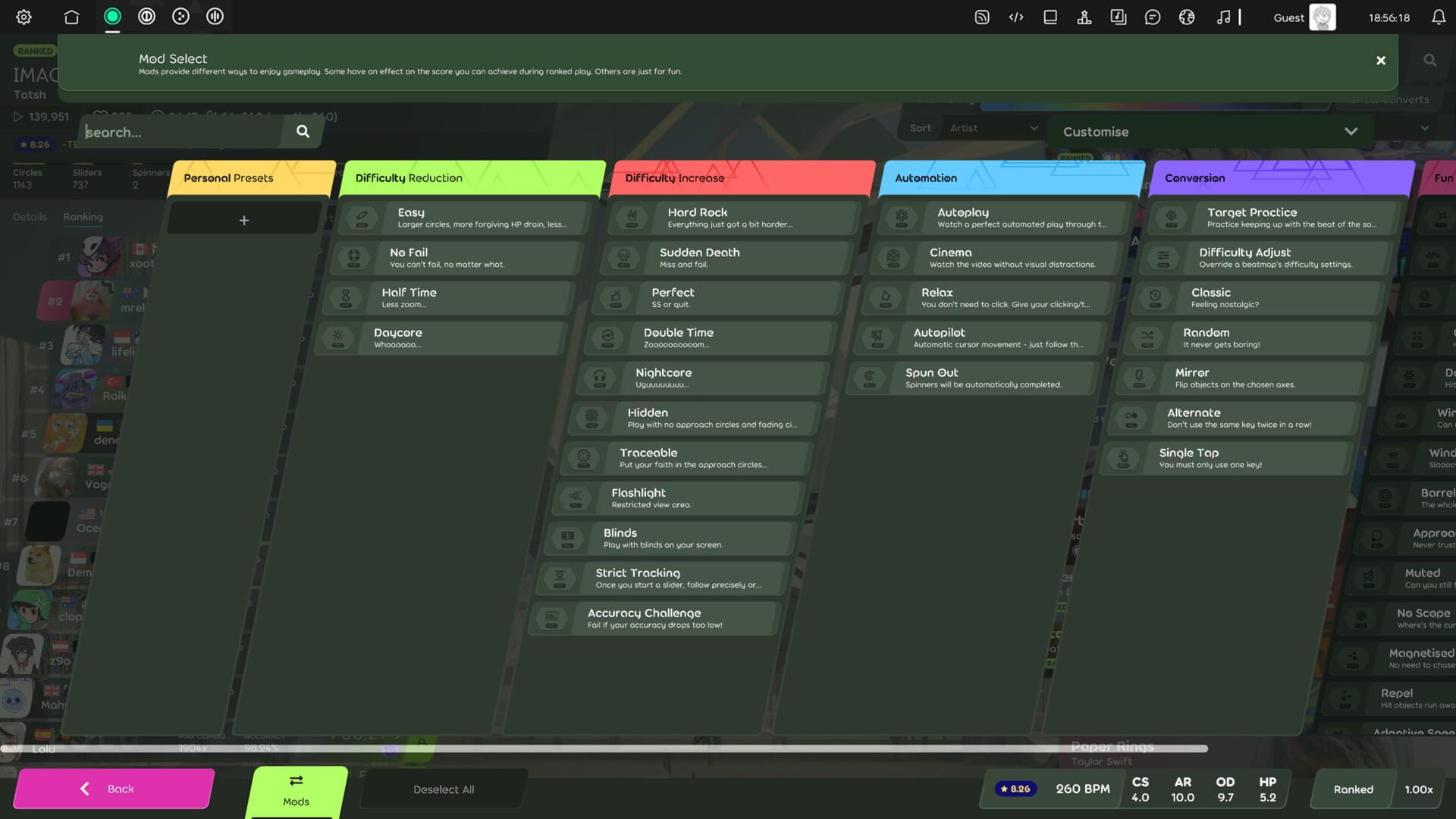 Osu!Lazer screenshot 4
