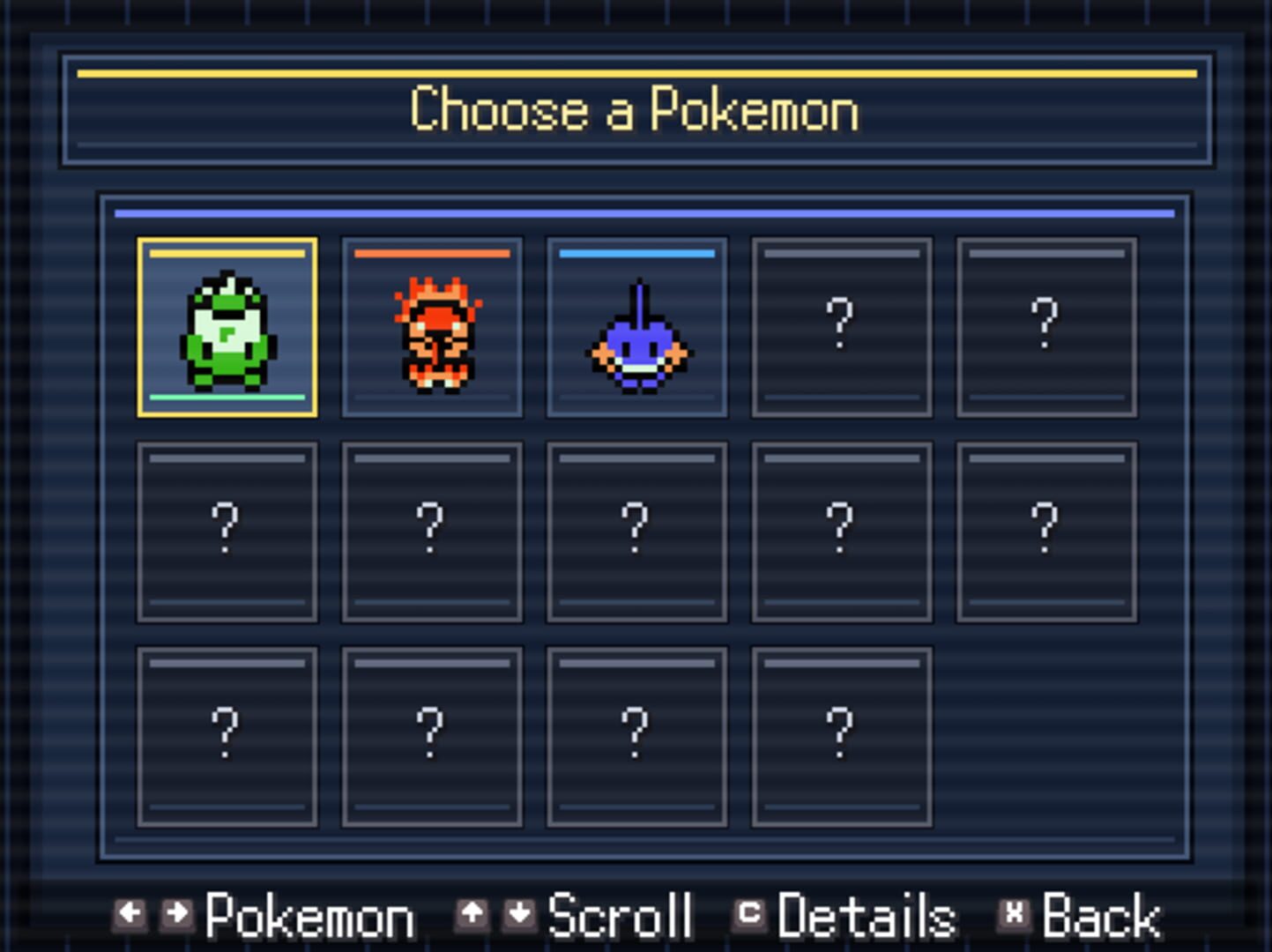 Pokémon Survivor Burst screenshot 1