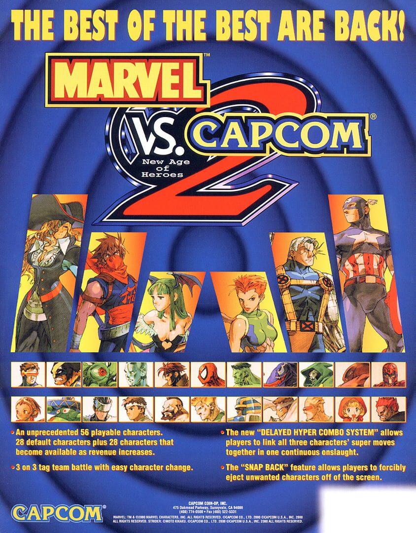Marvel vs. Capcom 2: New Age of Heroes artwork 8